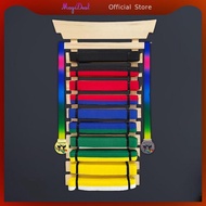 MagiDeal Wood Karate Belt, Display Rack, Martial Arts, Wooden, Belt Holder, Hanging Display, Martial