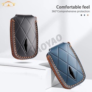 For Hyundai Genesis GV60 GV90 G90 G70 G80 EQ900 Genuine Leather  Remote Key Case Cover Key Bag