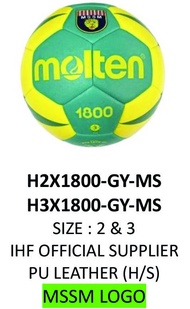 NEW 2025 MODEL MOLTEN HANDBALL IHF APPROVE PRO PU LEATHER MSSM LOGO [READY STOCK]
