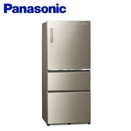 【Panasonic 國際牌】 送原廠禮 ECONAVI 610L三門變頻電冰箱(全平面無邊框玻璃) NR-C611XGS-N -含基本安裝+舊機回收