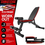 DDEOS Adjustable Weigh Bench, Workout Bench for Home Gym, Adjustable & Foldable Workout Bench, Bench