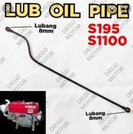 S195 Selang Oli Lub Oil Pipe Pipa Oli Mesin Diesel Pengerak S1100 s 195 s 1100 12pk 16pk