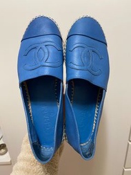 100%正貨真品CHANEL平底草織鞋 (Chanel Espadrilles Lambskin) Chanel草鞋