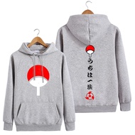 Cool Japanese Anime Naruto Around Sweatshirt Uchiha Sasuke Men Clothes Oversized Jacket Dropship Hooded Hoodies