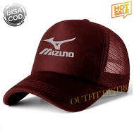Topi Distro Mizuno / Topi distro Mizuno Premium / TOPI TRUCKE MIZUNO / Logo Silver