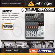 Behringer XENYX Q1204USB Mixer with USB (XENYXQ1204USB / XENYX-Q1204USB)