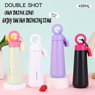 OBALL GODDESS 316 Stainless Steel Tumbler, 450ML Petal Vacuum Cup Portable Insulateds Bottle