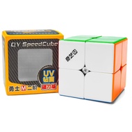 Cube Puzzle 2x2 Qiyi Warrior UV Coated Magnetic Rubik Cube Rubik Cube 2x2 Magnetic Original