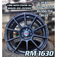 NEW RIM 16 INCH ZE40 BLUE FOR MYVI ALZA GEN2 PERSONA WIRA WAJA VIOS YARIA CITY JAZZ