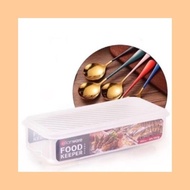 [Ready Stock] HICOOK Elianware E-1490 .85L BPA Free Long Rectangular Transparent Fridge Freezer Food