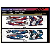 LC135 V1 SPARK (23) (CHROME STICKER) BODY STICKER