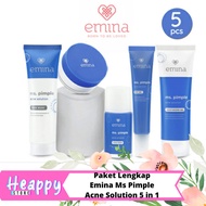 Paket Lengkap Emina Ms Pimple Acne Solution 5 in 1