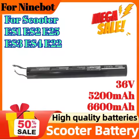 36V 5200mAh 6600mAh for Ninebot Scooter ES1 ES2 E25 ES3 ES4 E22 Intelligent Electric Scooter Interna