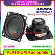 Speaker 2 Inch Fullrange Bass Neodymium Magnet 2" Hifi Full