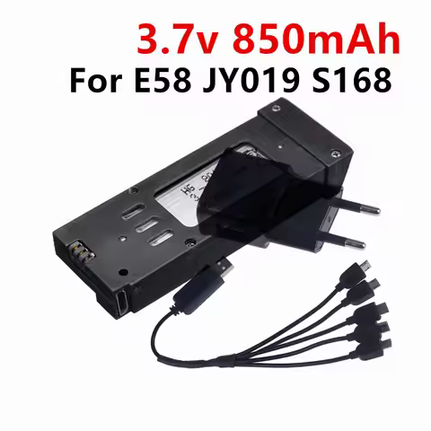 1S 850mAh 3.7V Battery For E58 JY019 S168 RC Drone Quadcopter 3.7V Lipo Battery For RC E58 Drone Rec