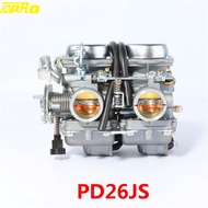 TDPRO Twin Carburetor Cylinder Carb Chamber LiFan 250cc Chinese Rebel Motorcycle Twin Cylinder engine CMX 250cc PD26JS C