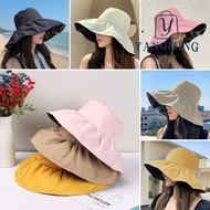 YANGYANG Bucket Hat Spring Summer Anti-UV Portable Panama Hat Sun Hat
