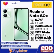REALME NOTE 60X RAM 4+4/128GB) Camera 32MP ORIGINAL imei terdaftar kemenperin
