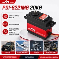 JX Servo PDI-6221MG 20KG Metal Gear High Torque Servo for Remote Control Model Car Machine Human Mac