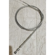 (30 pcs) Transparent Bicycle Rear Brake Cable Length 59 inches