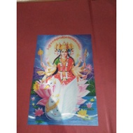 3D Goddess Gayatri Poster