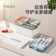 [Home Storage Box] Medicine Box Household Medicine Large-Capacity Storage Box Layered Classification