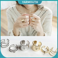 YAR_3 Pcs/Set Fashion Open Rings Midi Finger Knuckle Stack Rings Charms Xmas Gift