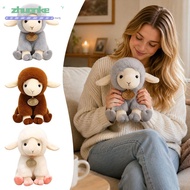 ZHUANPH Sheep Plush Pillow, Sitting Pose 11/17/23cm Size Stuffed Sheep Pillow, Lovely Long Ear Fluff