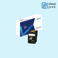 Deep 67 Black Tri-colour Ink Cartridge for ENVY 6020 ENVY Pro 6400 DESKJET 1200 2330 2722 2723 4120