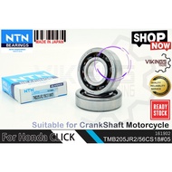 HONDA CLICK TMB205JR2 AUTHENTIC JAPAN NTN BEARING BALL CRANKSHAFT MOTORCYLE KAWASAKI SUZUKI TRANS4X4