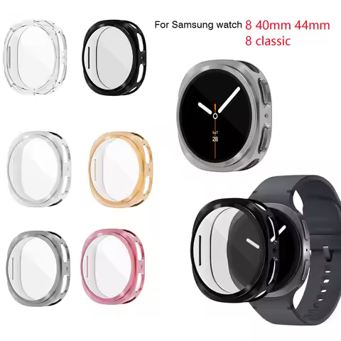 TPU Electroplated Case Protective Cover For Samsung Galaxy Watch 8 40MM 44MM Galaxy Watch8 Classic 4