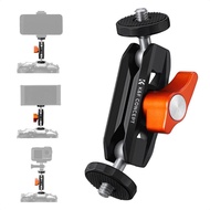 K&F Concept Dual Ball Heads Magic Arm, Articulating Mini Magic Arm with 1/ 4"-20 Screw Ball Head