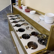 Barbecue Restaurant Commercial Restaurant Skewers Seasoning Table Sauce Table Small Material Table H