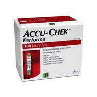 Accu-Chek Performa 100 Test Strips for self-testing blood glucose, compatible with Accu-Chek Perform