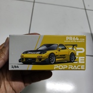 Pop Race 164/ Mazda RX7 RE Amemiya Yellow