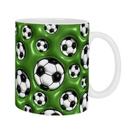 3D Basketball Golf FOOTBALL Soccer Golf baseball Ceramic Coffee Mug FOOTBALL