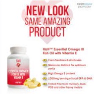 [READY STOCK] H&hHH FISH OIL [OMEGA] 60S- BOTTLE