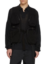 THE VIRIDI-ANNE QUAD POCKET TACTICAL COTTON TWILL VEST