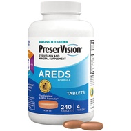 美國博士倫 PreserVision護眼維生素+礦物質 240片