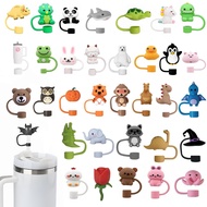 1 Pc Straw Cover For Cup,10mm Bear Straw Covers Compatible With 30 & 40oz With Handle Tumbler With H