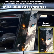 Car B Column Decorative Sticker Personalized Creative B Column Stickers Protection Clown Jinks Decor