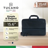 Tucano Messenger Bag Dritta for Laptop Macbook/ Up to 15.6" - Blue (BDR15-B) Work Bag | 15 inch Lapt