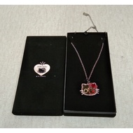 ORIGINAL SANRIO HELLO KITTY NECKLACE HELLO KITTY FACE 22cm LENGTH