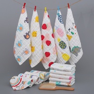 4pcs BUNDLE COMBO Sapu Tangan Baby Handkerchief Cotton Gauze Towel Saliva Towel Handkerchief 6 Layer
