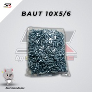 1PCS Bolt 10X5/6 CHROME Bolt BoltBolt 10 X 5/6 screw 10X5/6 WITHOUT NUT
