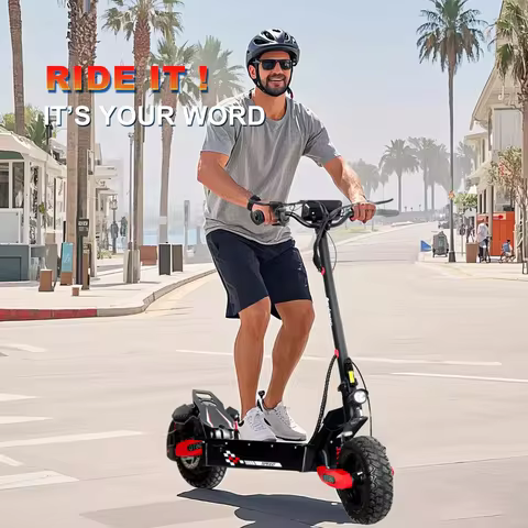 1200W Electric Scooter 11Inch Off Road 3 Speed Up to 30mph 20 Miles Range,Adult Electric Scooters