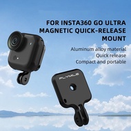 For Insta360 Go Ultra magnetic quick release backplate Go Ultra sports camera expansion bracket acce
