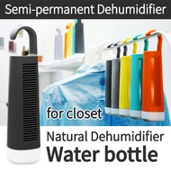 semi-permanent and Natural dehumidifier. Water Bottle. Color: Charcoal
