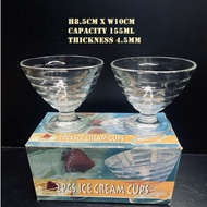 2 PCS ICE CREAM CUPS/GLASS CUPS