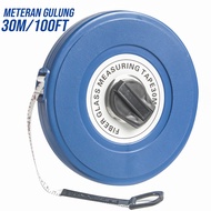 Meteran Roll Gulung Tarik Ukuran 15M dan 30M Fiber Glass Measuring Tape Pita Pengukur - 6671